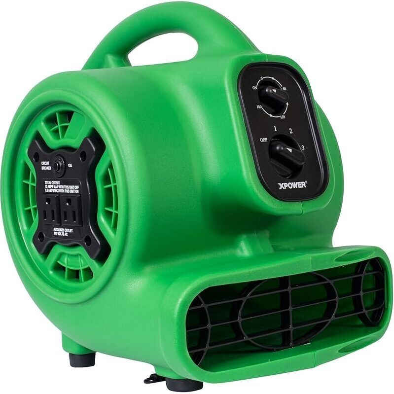 Speed-dry with XPOWER P-230AT Mini Mighty Air Mover