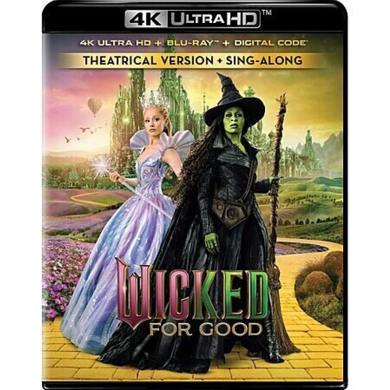 Wicked: For Good (4K Ultra HD + Blu-ray + Digital) - Best Deal on Movie Collection