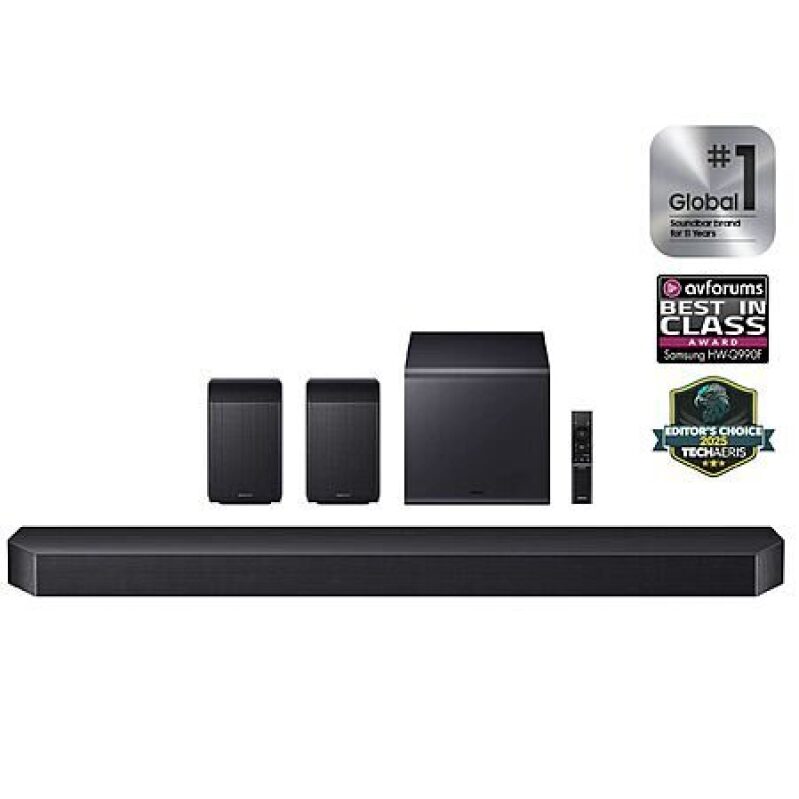 Samsung Q990F Soundbar + Subwoofer & Rear Speaker on Sale