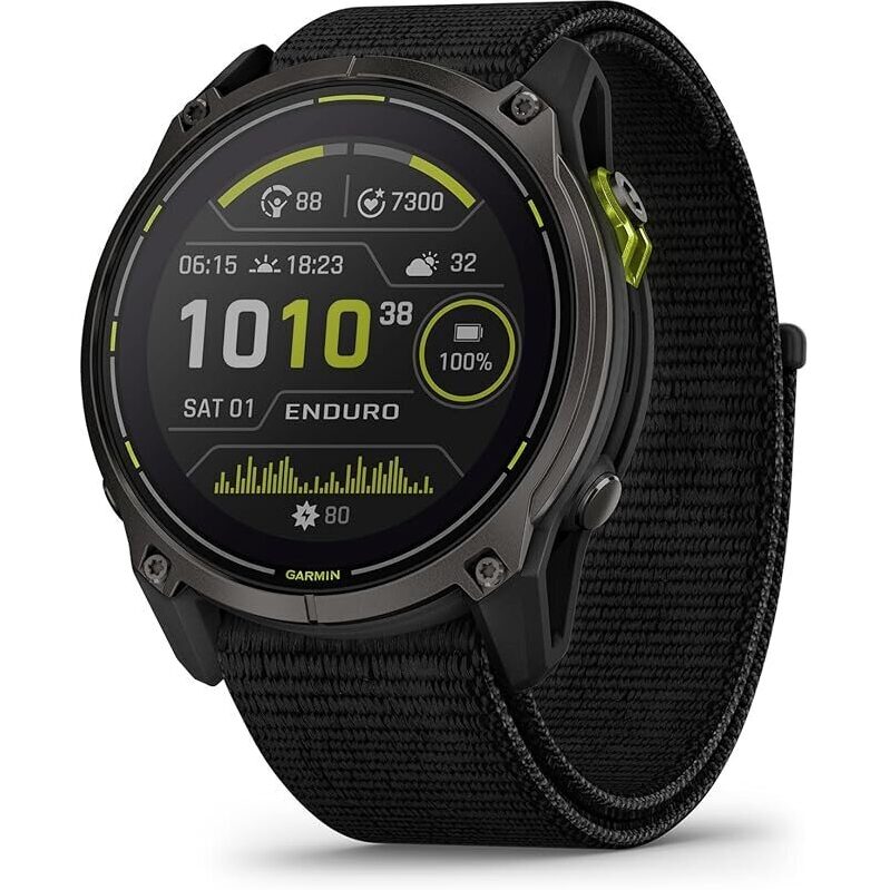 Garmin Enduro 3 51mm Solar GPS Smartwatch - Ultimate Endurance Companion