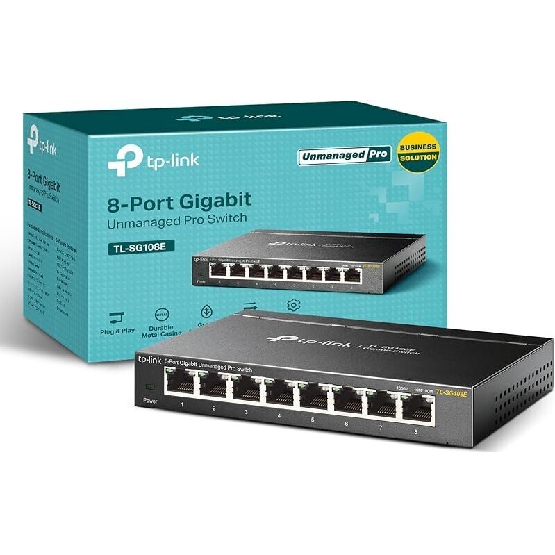 Boost Your Network: TP-Link 8 Port Gigabit Switch