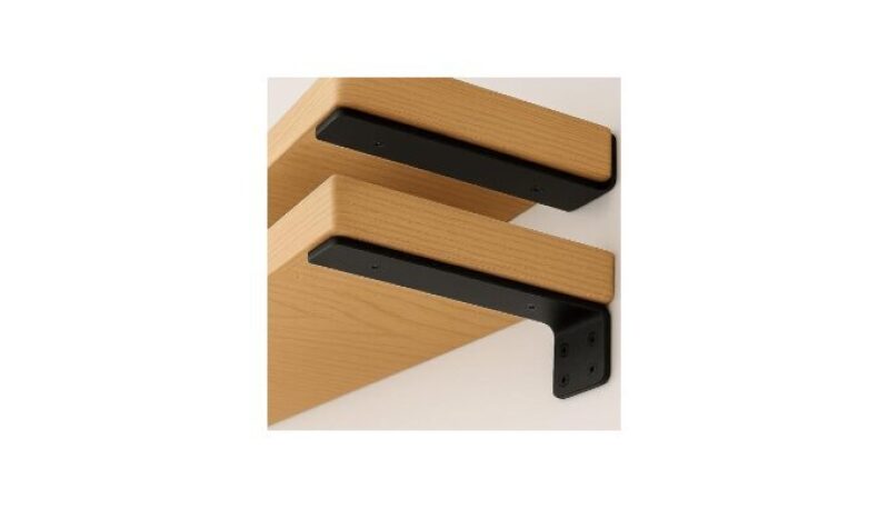 6 Inch Heavy Duty Shelf Brackets, 6 Pack - Ideal for DIY Wall Shelves