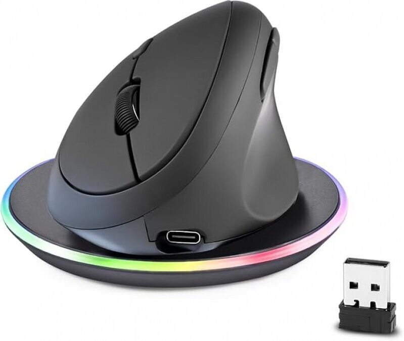 Perixx PERIMICE-719RX Wireless Ergonomic Mouse - Save 37%