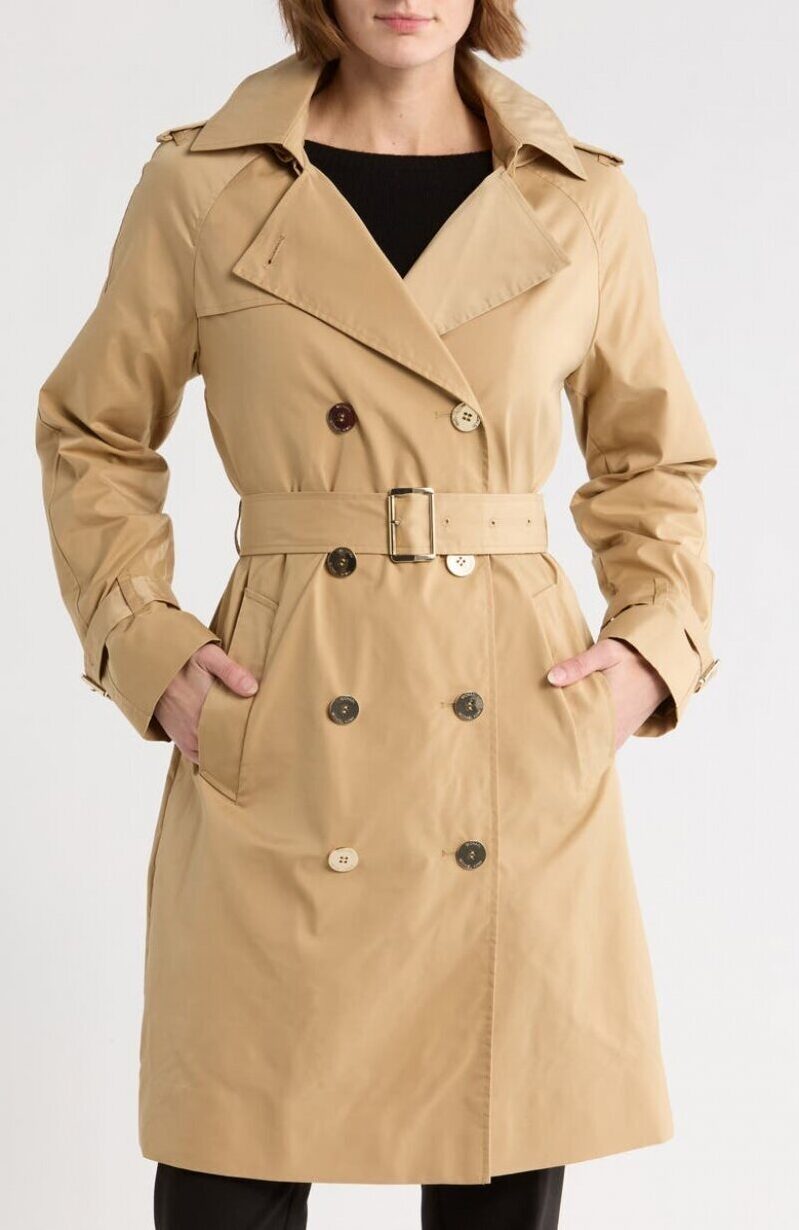 Michael Kors Belted Trench Coat - Stylish & Affordable