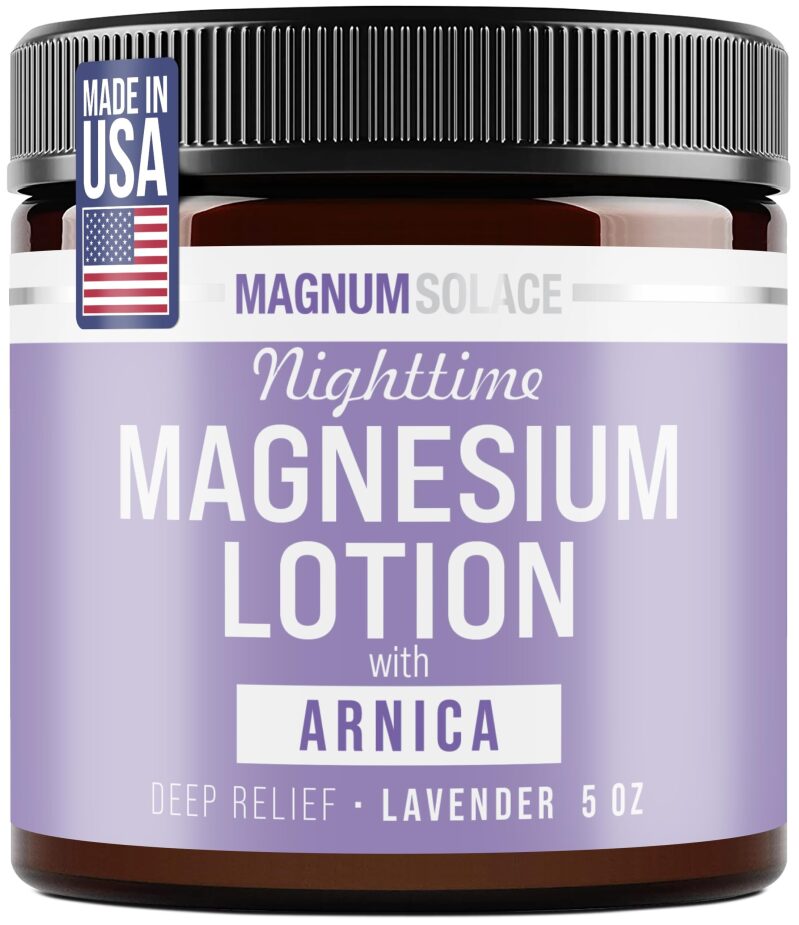Magnum Solace Nighttime Magnesium Lotion with Arnica 5oz