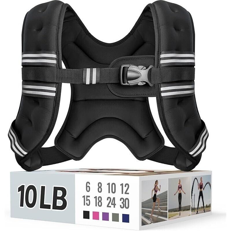 Zeerun Weighted Vest with Reflective Stripe - Enhance Your Workout