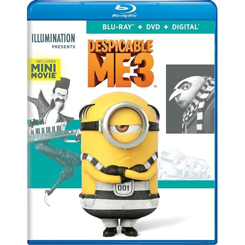 Despicable Me 3 Special Edition Blu-ray + DVD + Digital
