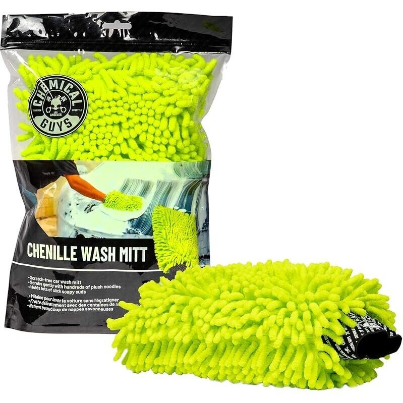 Premium Chenille Wash Mitts for Cars - Scratch-Free Cleaning
