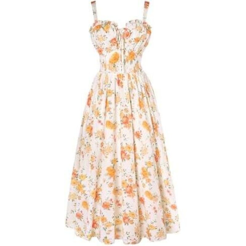 Affordable Floral Print Maxi Dress - 57% Off