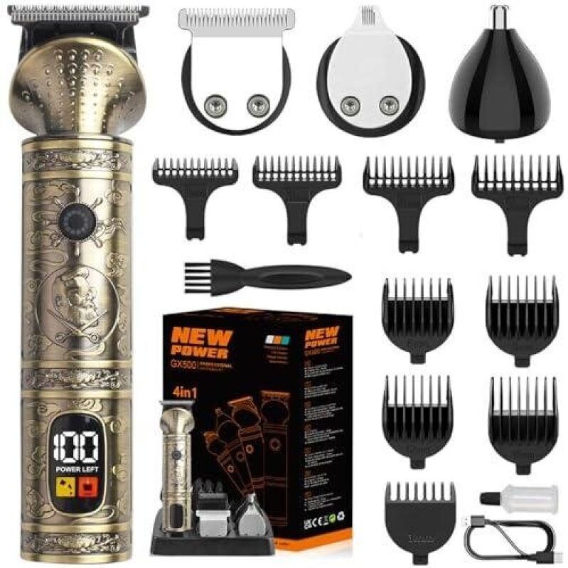 Trimmer Kit/4-in-1 Zero Gap Electric Grooming Set - 50% OFF