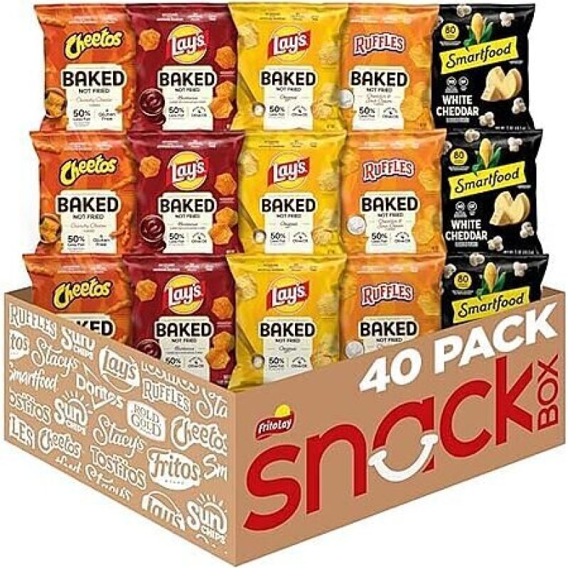 40-Pk Frito-Lay Baked & Popped Mix Variety Pack - Ultimate Snack Savings