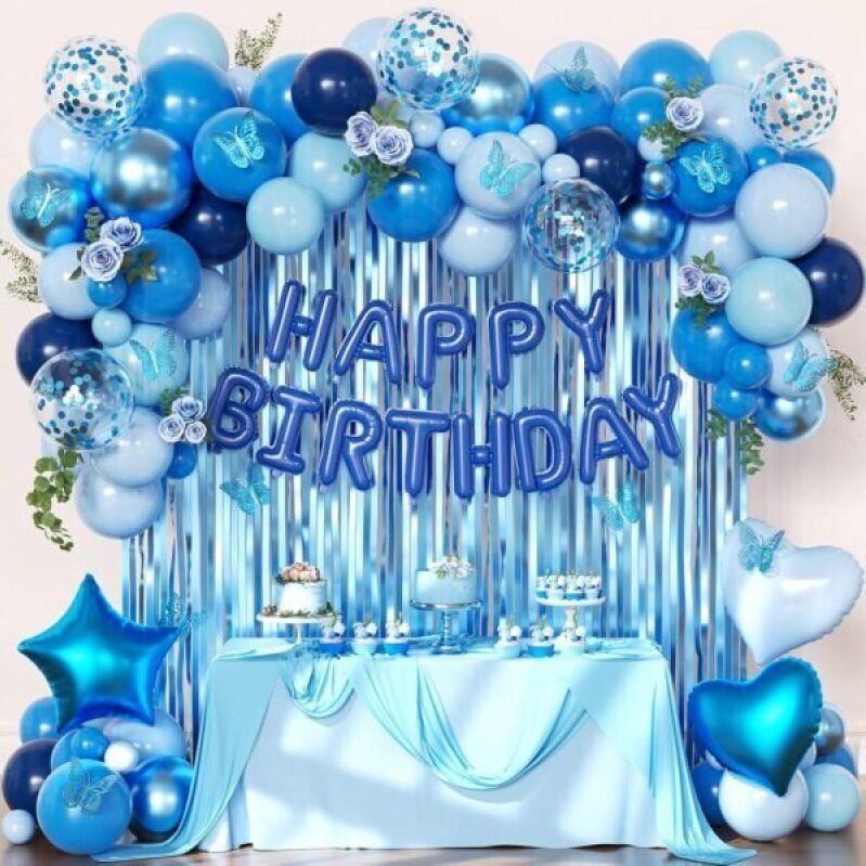 Navy Blue Men's Birthday Decorations - 63% Off