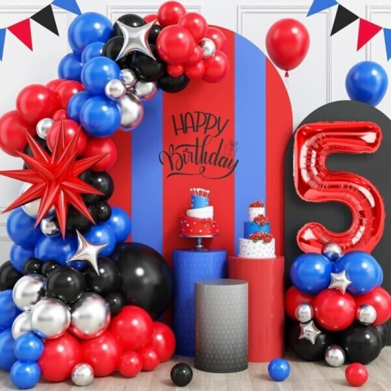 Premium Boy's 5th Birthday Party Decorations - 72% Off