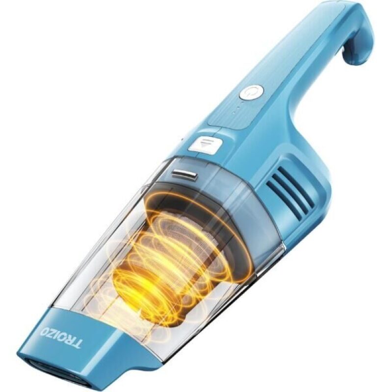 TROIZO Handheld Vacuum - 14500PA Suction Power, Rechargeable, and Portable