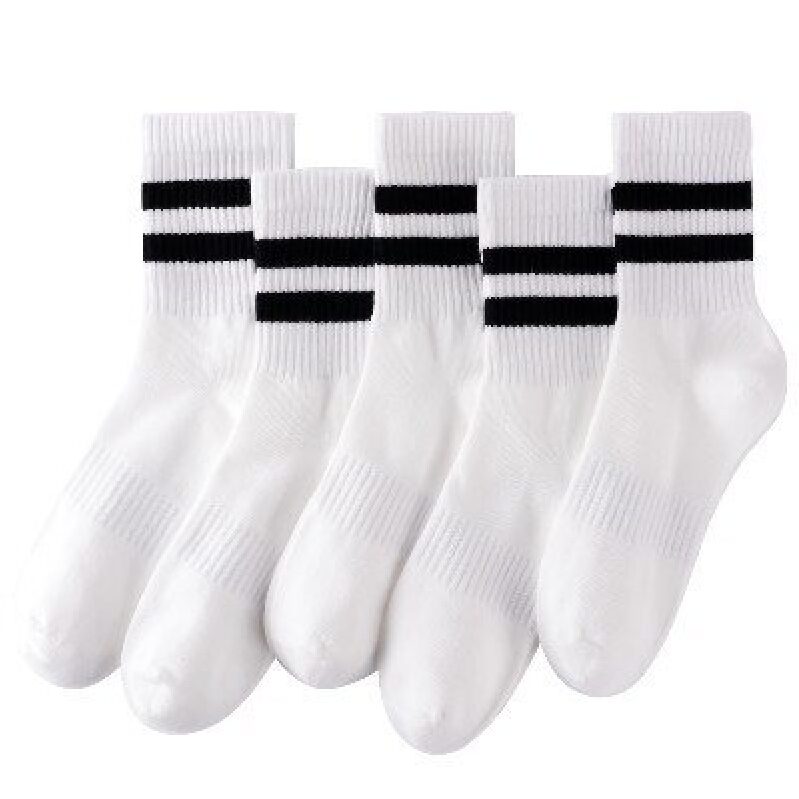 HONGTEYA Women's Mid-Calf Socks 5-Pack