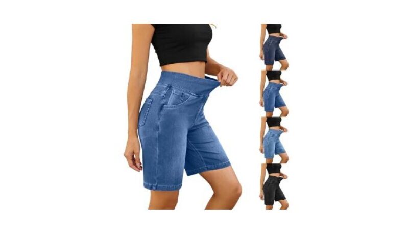 High-Waisted Denim Shorts for Women - Ultimate Comfort and Style