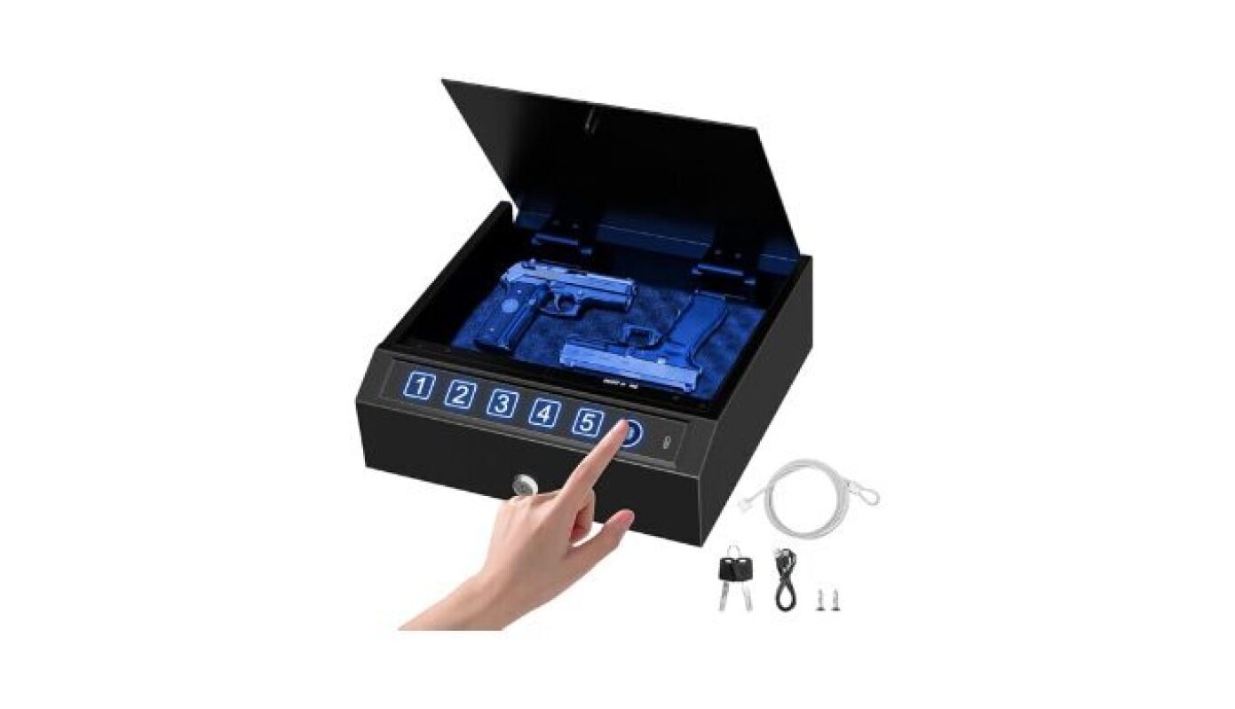 Secure Your Pistols with Biometric Gun Safe - Digital PIN & Fingerprint Access