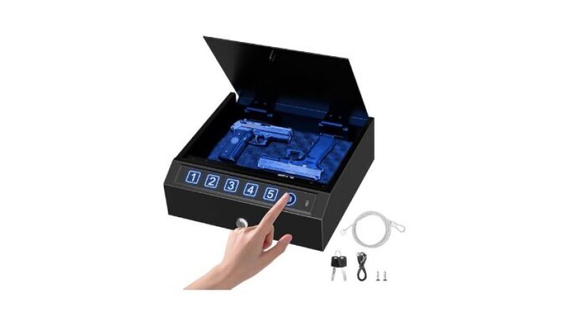 Secure Your Pistols with Biometric Gun Safe - Digital PIN & Fingerprint Access