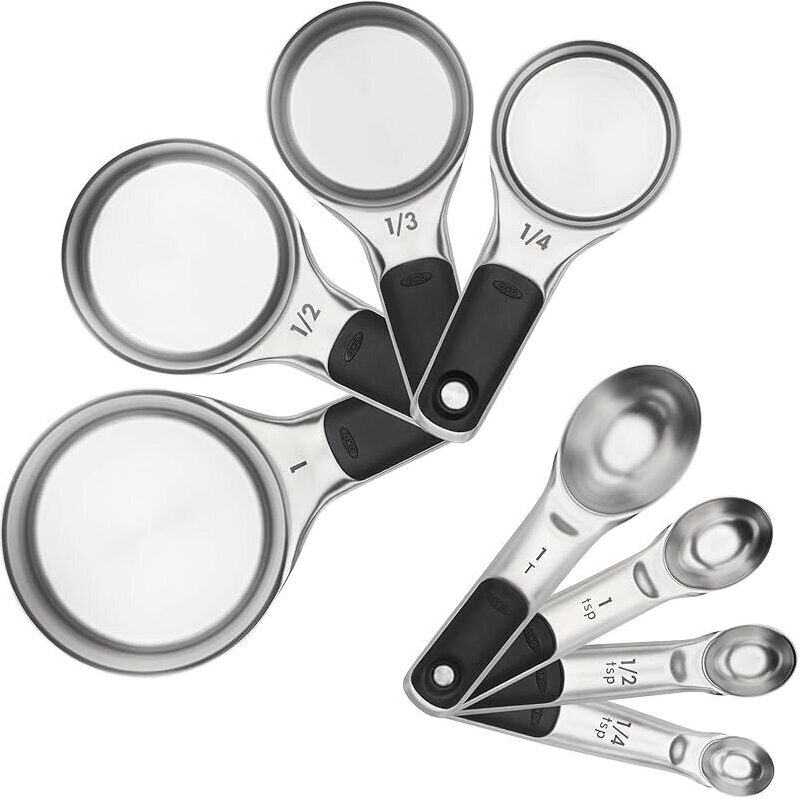 OXO Good Grips Stainless Steel Measuring Cups & Spoons Set - Precision Cooking