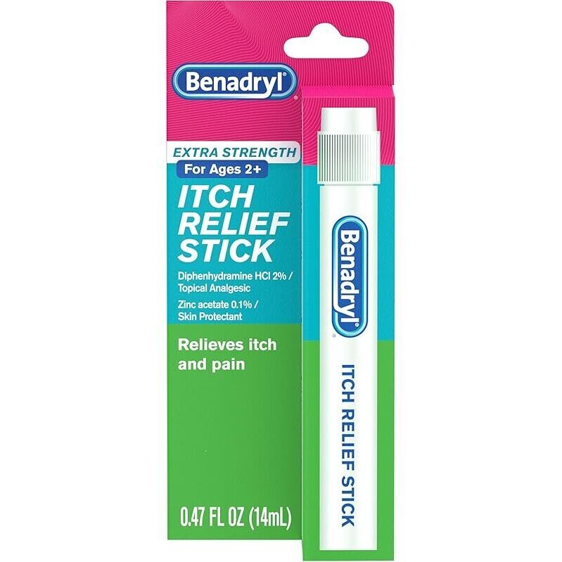 Benadryl Itch Relief Stick Extra Strength - Fast Relief