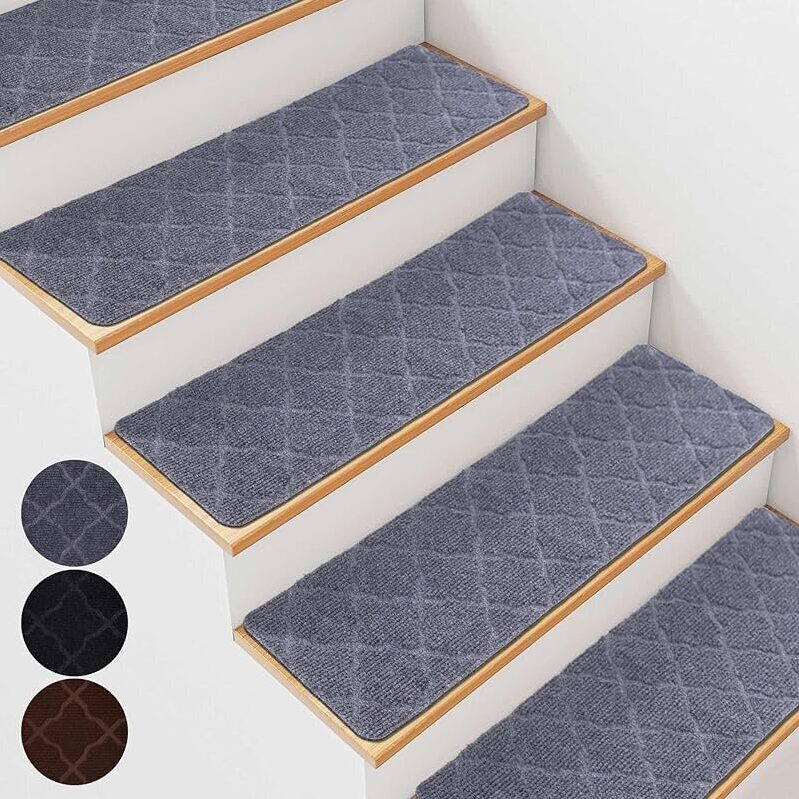 BREENHILL 7 PCS Non Slip Stair Treads for Wooden Steps - Durable & Safe