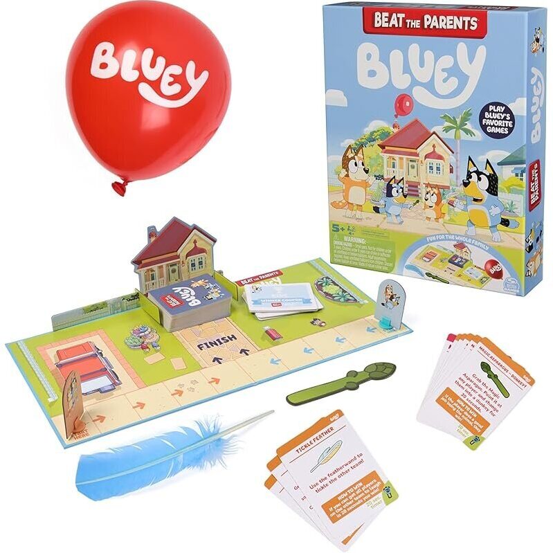 Bluey Beat The Parents Head-to-Head Trivia Game - Family Fun