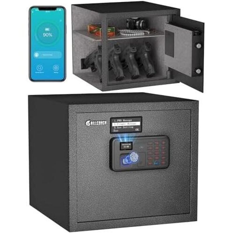 Smart Fingerprint Safe with Multi-Gun Security - 48% Discount