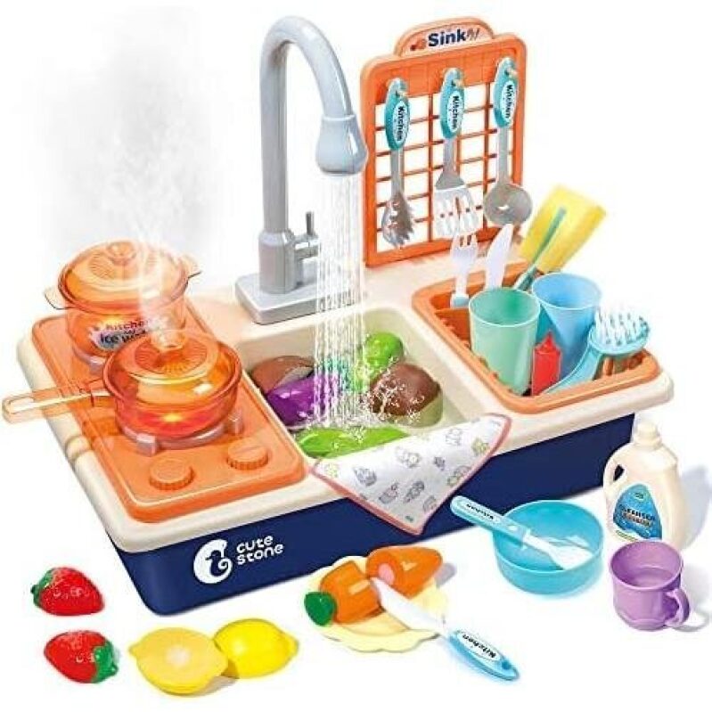 Realistic Kitchen Play Set with Lights and Sounds - 48% OFF