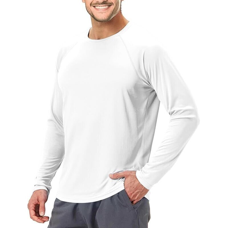 3rd Hill Men's Long Sleeve UV-Protective Swimming Shirt