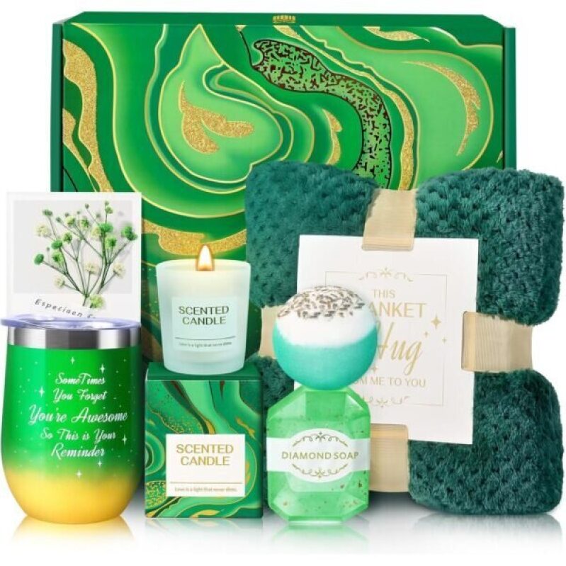 Relaxing Spa Gift Basket with Flannel Blanket - 50% Off