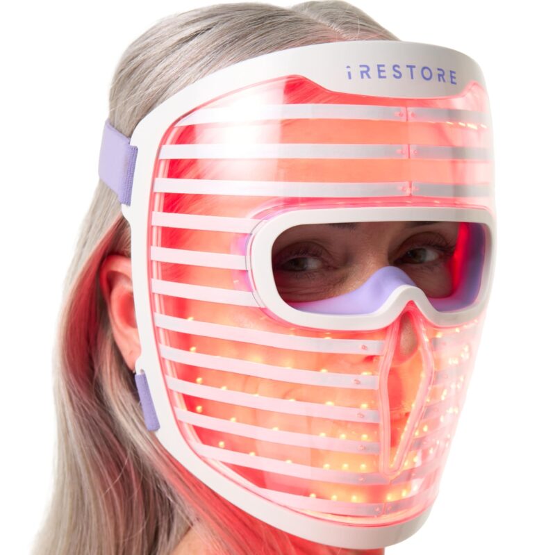 iRestore 360-LED Red, Blue, Infrared Therapy Face Mask for Skin Rejuvenation