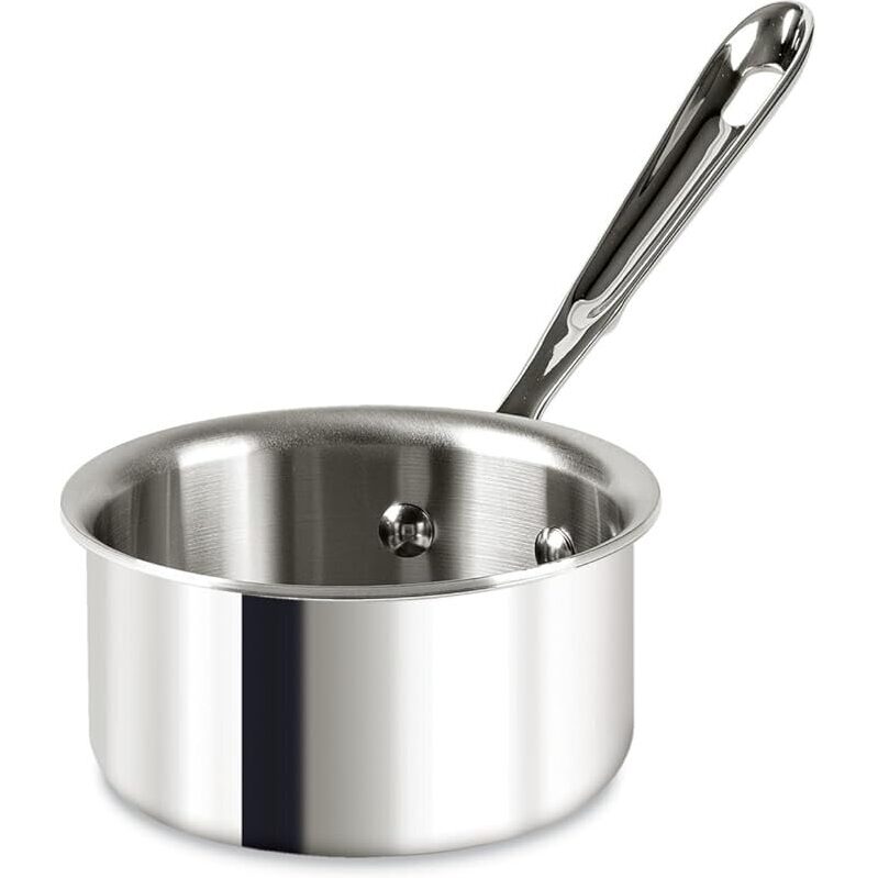 All-Clad D3 Stainless Steel Butter Warmer Saucepan - 0.5 Quart