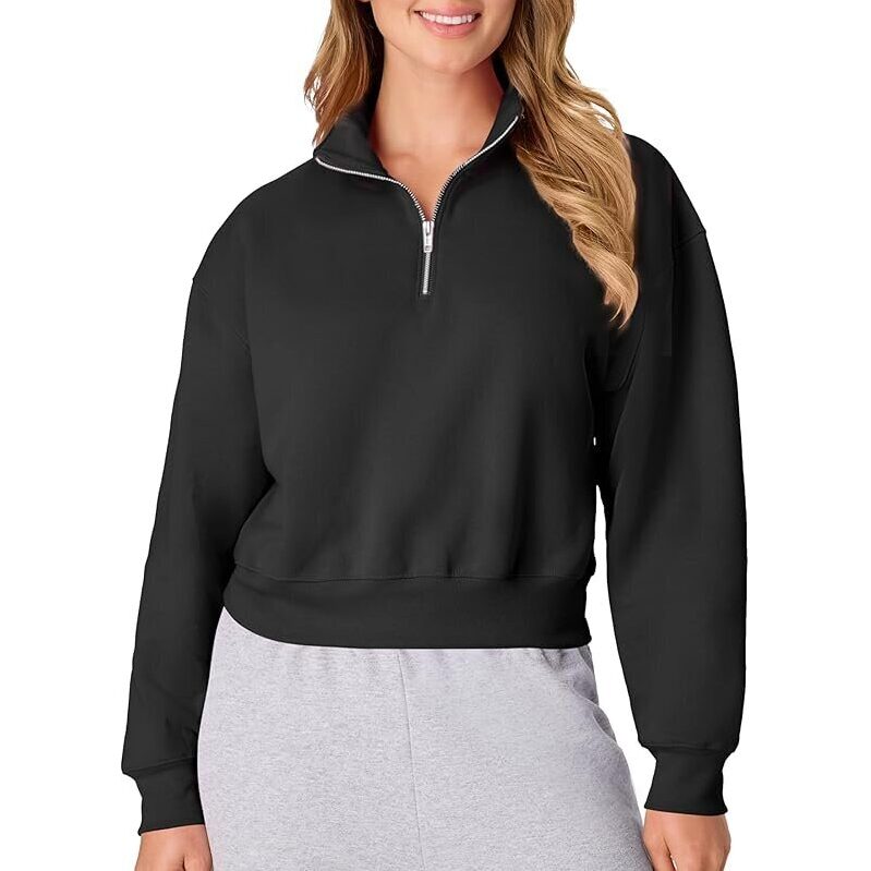 Hanes Women's Ecosmart Fleece Quarter-zip Pullover Shirt