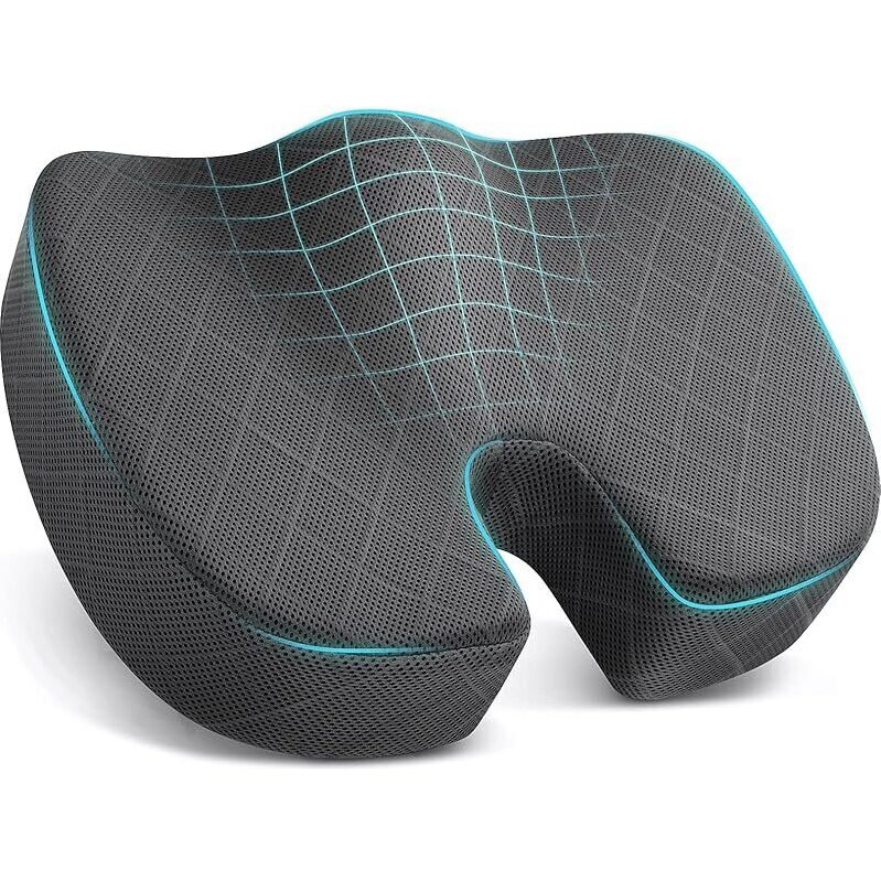TushGuard Memory Foam Seat Cushion - Ultimate Comfort for Office Chairs