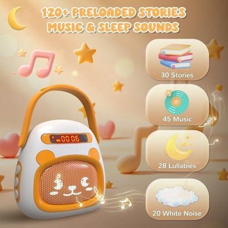 Portable Kids Music Player with Preloaded Stories - 50% Discount