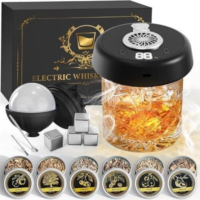 Electric Whiskey Smoking Kit - Premium 50% Off