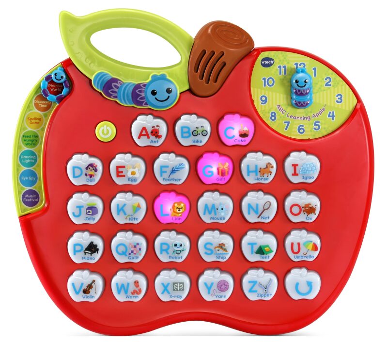 VTech ABC Learning Apple Interactive Alphabet & Phonics Toy - A Smart Choice for Preschoolers