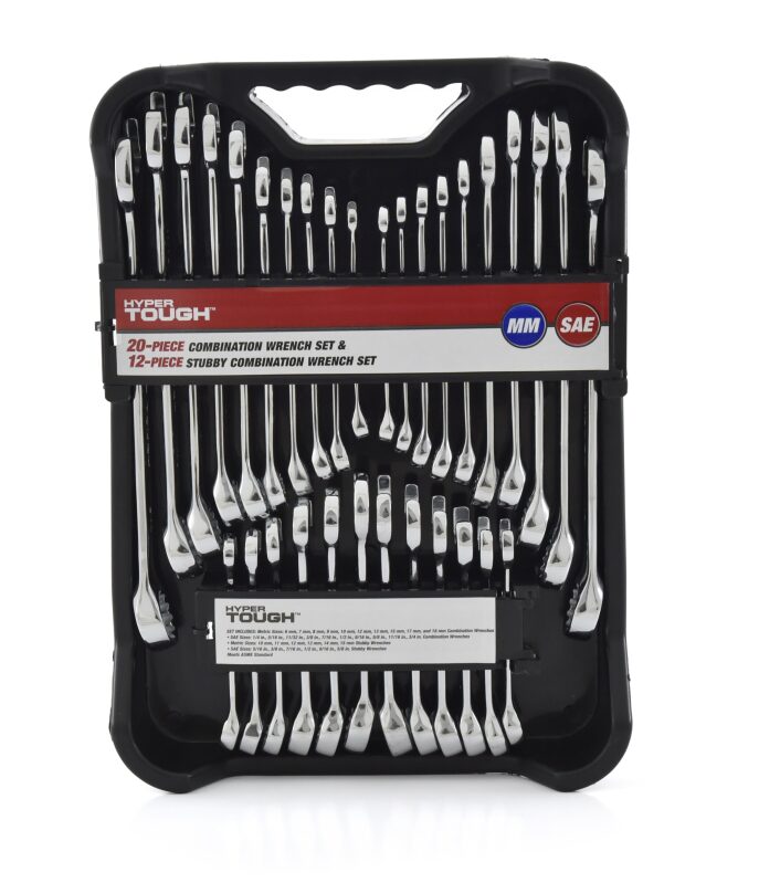 Hyper Tough 32-Piece Combination Wrench Set - Versatile & Durable