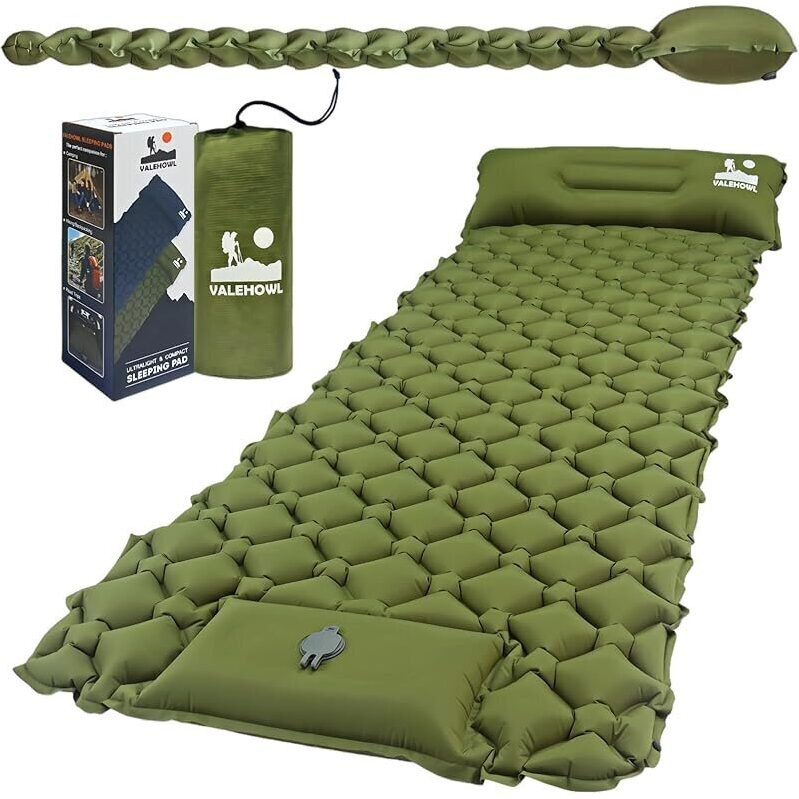 Valehowl 75x25-inch 1.8lb Waterproof Camping Sleeping Pad - Ultimate Comfort
