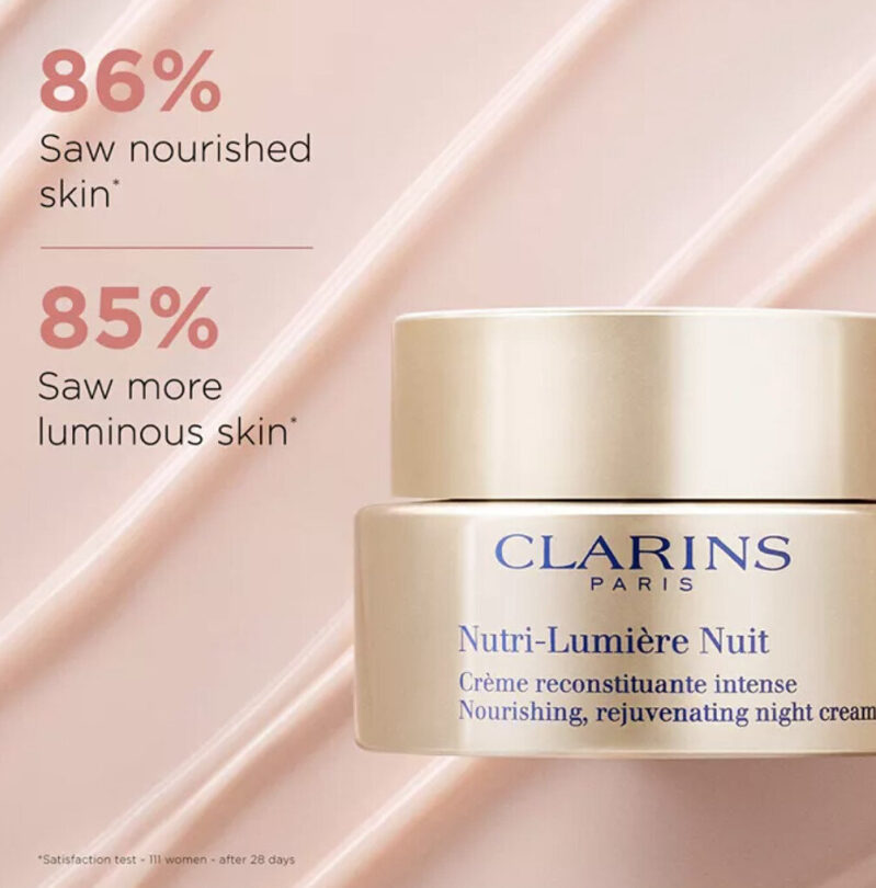 Exclusive Offer: Clarins Nutri-Lumière Nuit Night Cream - Revitalize Your Skin Today!