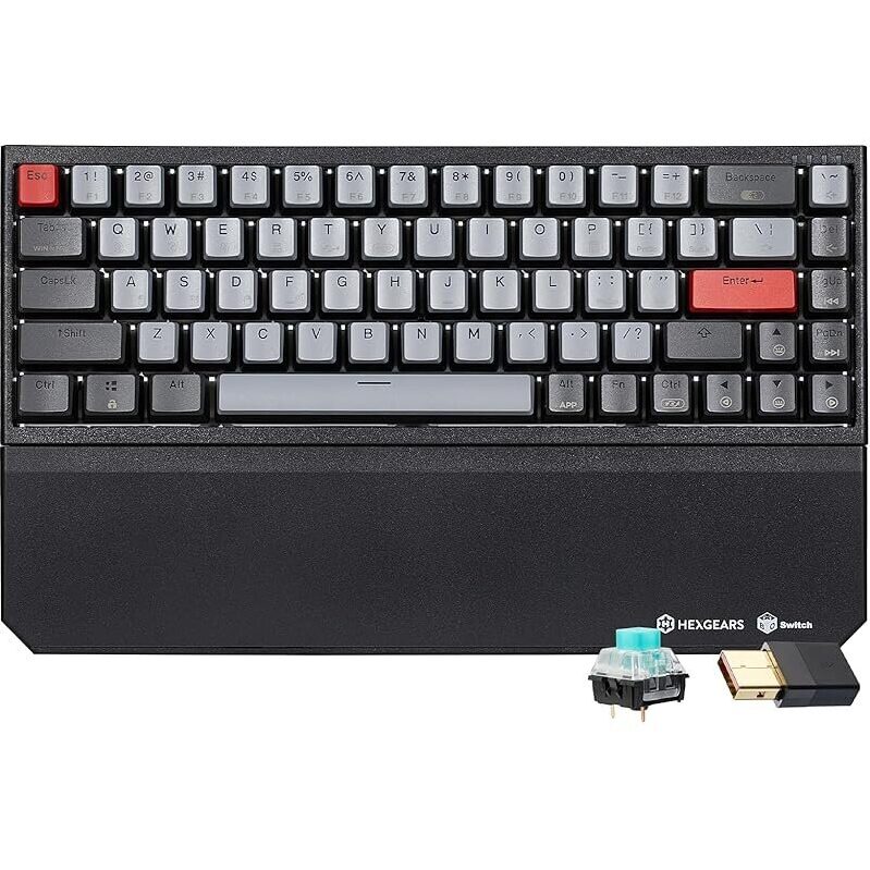Hexgears X1 Pro Wireless Mechanical Keyboard with Wrist Rest