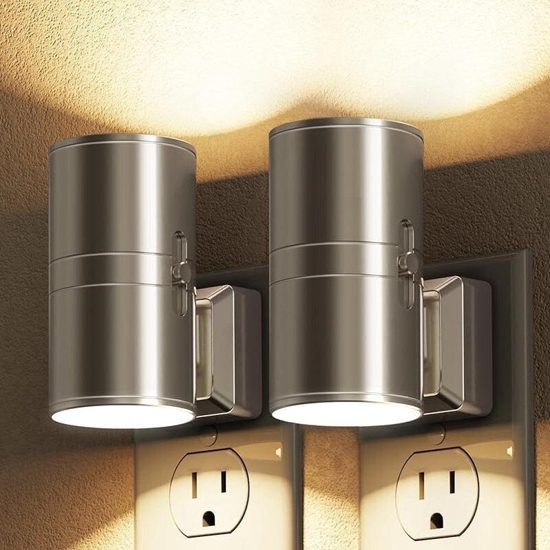 Lohas 2-Pack LED Night Lights - Sleek, Durable, and Modern