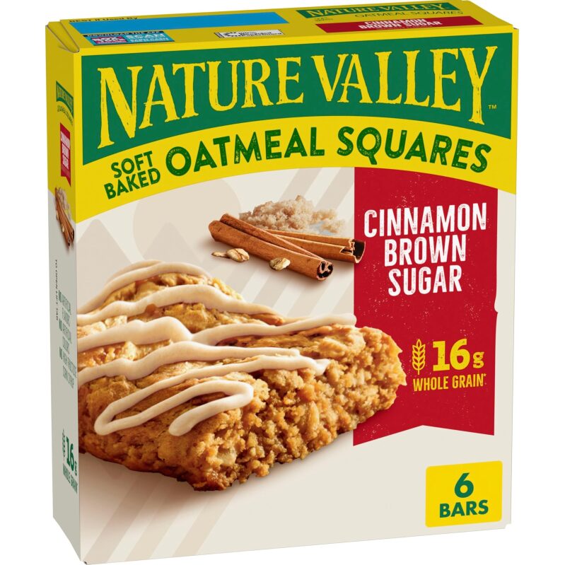 6-Count Nature Valley Soft-Baked Oatmeal Squares 7.44oz