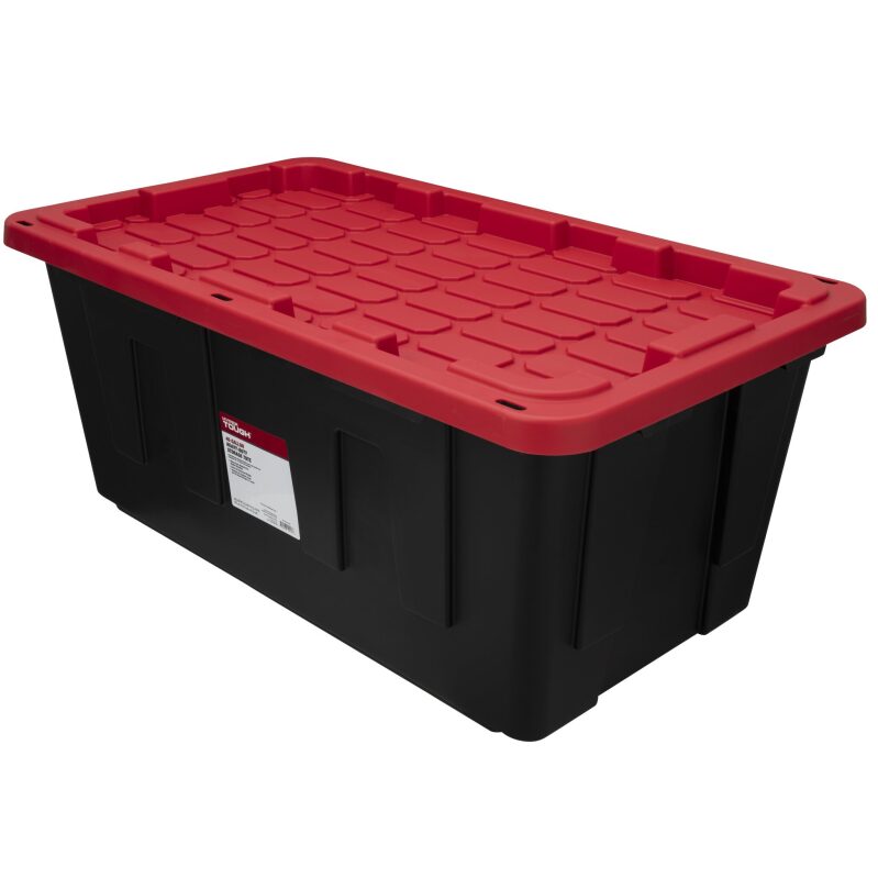Hyper Tough 40 Gallon Extra Large Storage Bin with Snap Lid - Durable, Secure Storage Solution