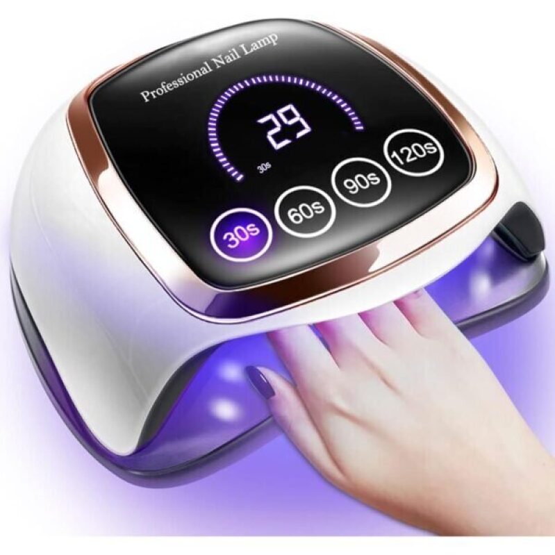Upgraded 180W UV LED Nail Lamp for Gel Polish with LCD and Auto Sensor - 50% Off