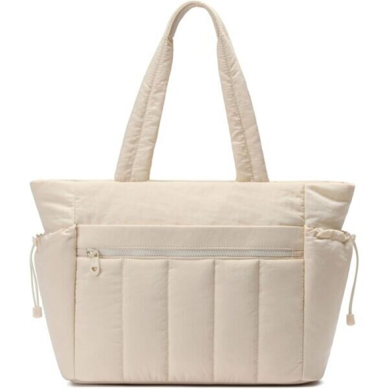 Lightweight Quilted Tote Bag with Compartments - 75% Off