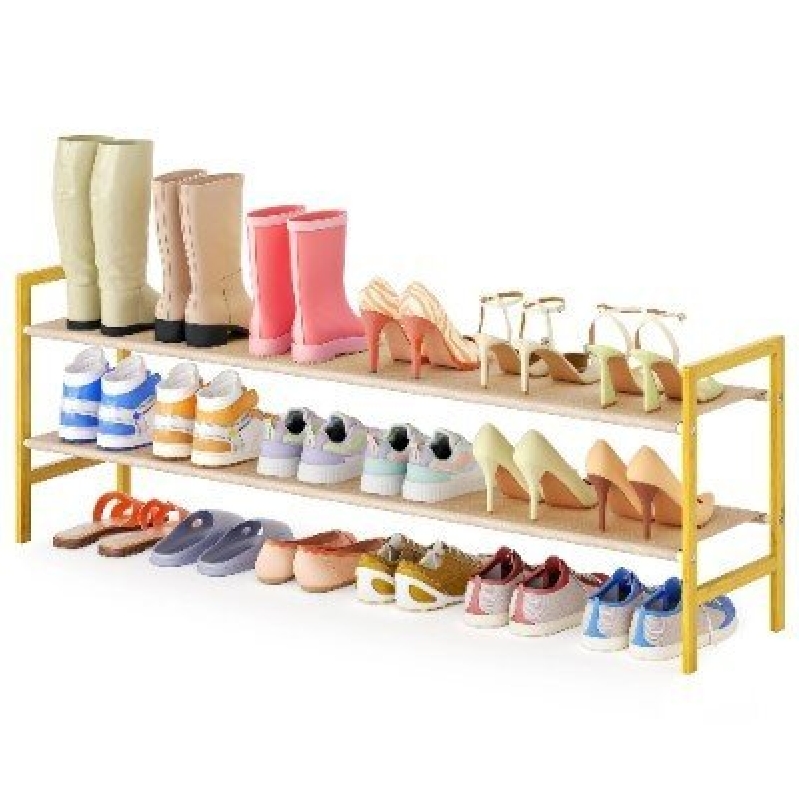 Organize Your Shoes with LVNIUS Bamboo Shoe Rack