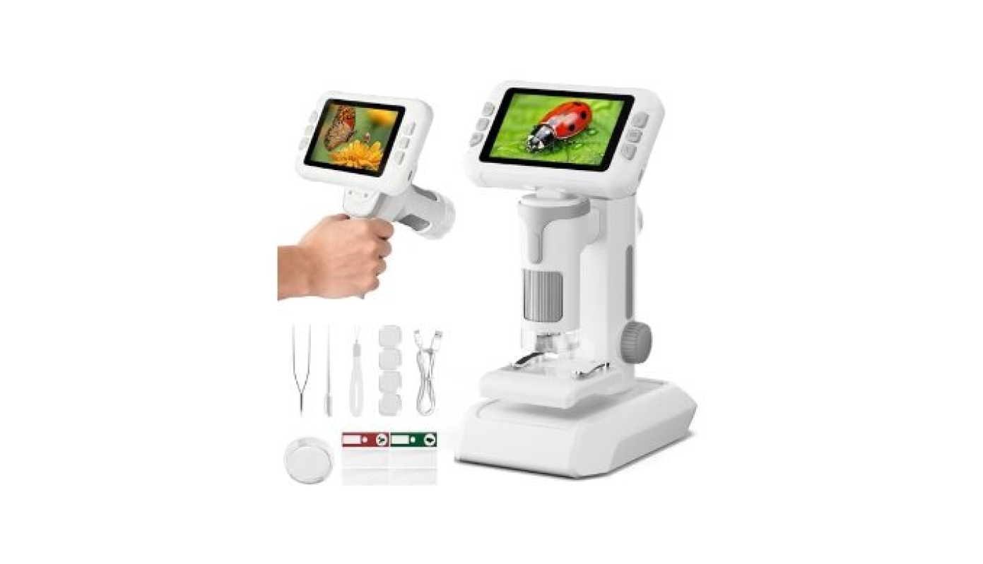 HEWEIMEI 1600X Microscope for Kids - Perfect Educational Gift