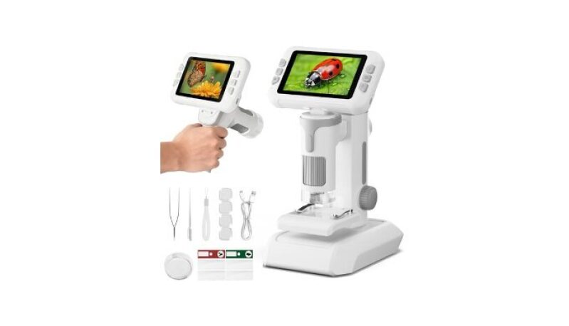 HEWEIMEI 1600X Microscope for Kids - Perfect Educational Gift