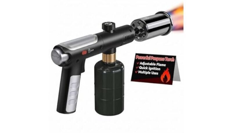 Versatile Propane Torch Gun with Adjustable Flame